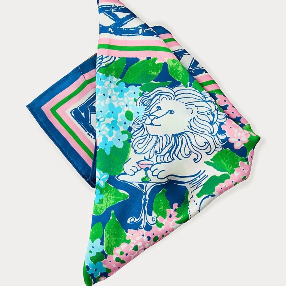 Lilly Pulitzer Scarf And Scarf Ring - Picture 2 of 10